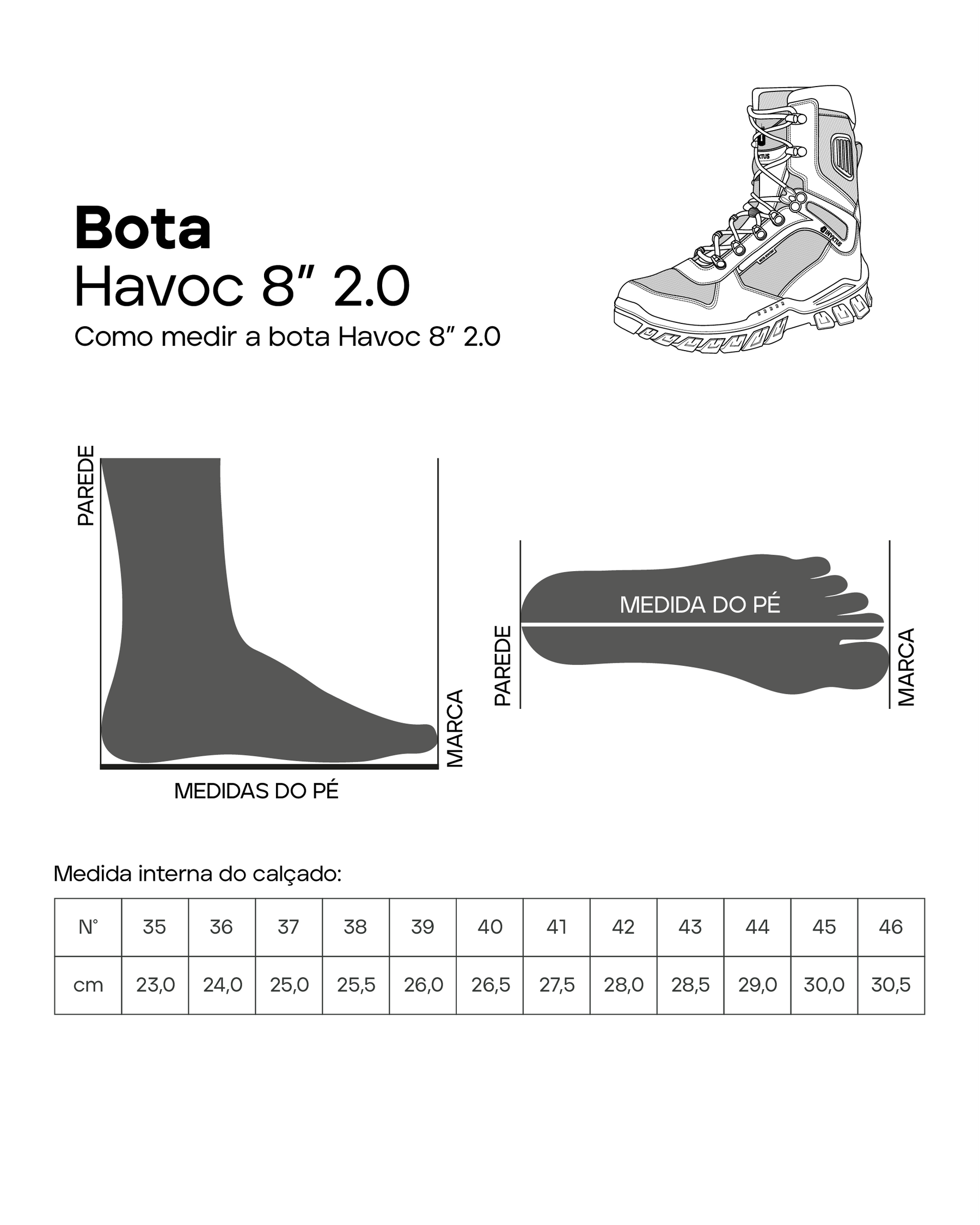 Bota Havoc 8" 2.0 - Desert