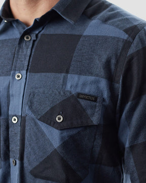 Camisa Lumberjack Flanela - Grid Azul
