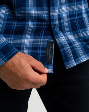 Camisa Lumberjack Relief - Azul