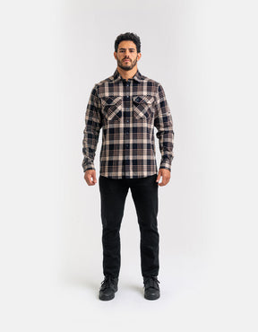Camisa Lumberjack Relief - Caqui